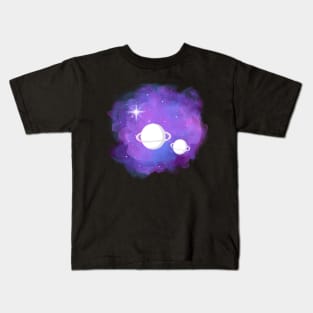 Galaxy Watercolor Kids T-Shirt
